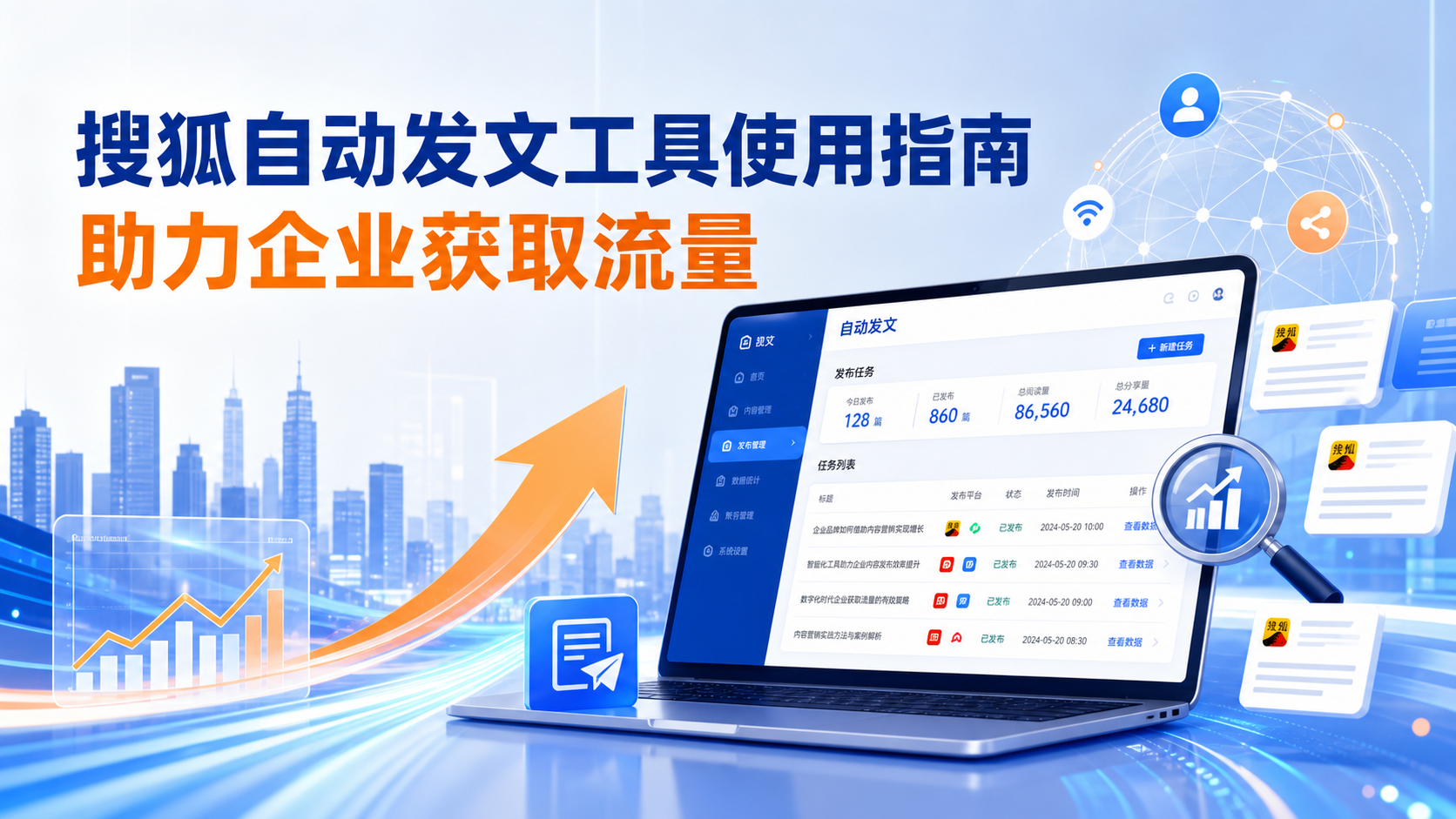搜狐自动发文工具的使用指南：助力吉安企业获取流量