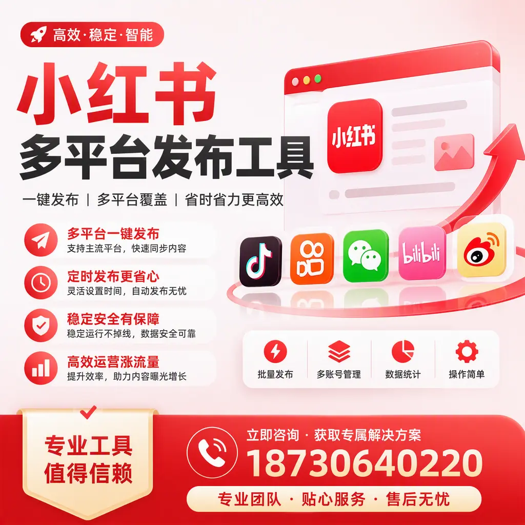 在 吉安 小红书多平台发布工具的市场前景分析